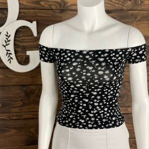 Garage‎ | Floral Printed Off Shoulder Top